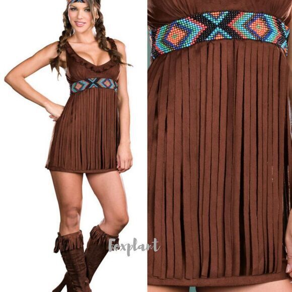 Dreamgirl Dresses & Skirts - Dreamgirl Sexy Tribal Trouble Indian Costume,‎ size 1X-2XX